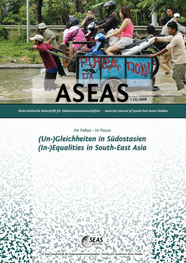 					View Vol. 1 No. 2 (2008): (In-)Equalities in South-East Asia
				